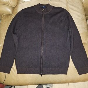 Patrick Assaraf Full Zip Sweater